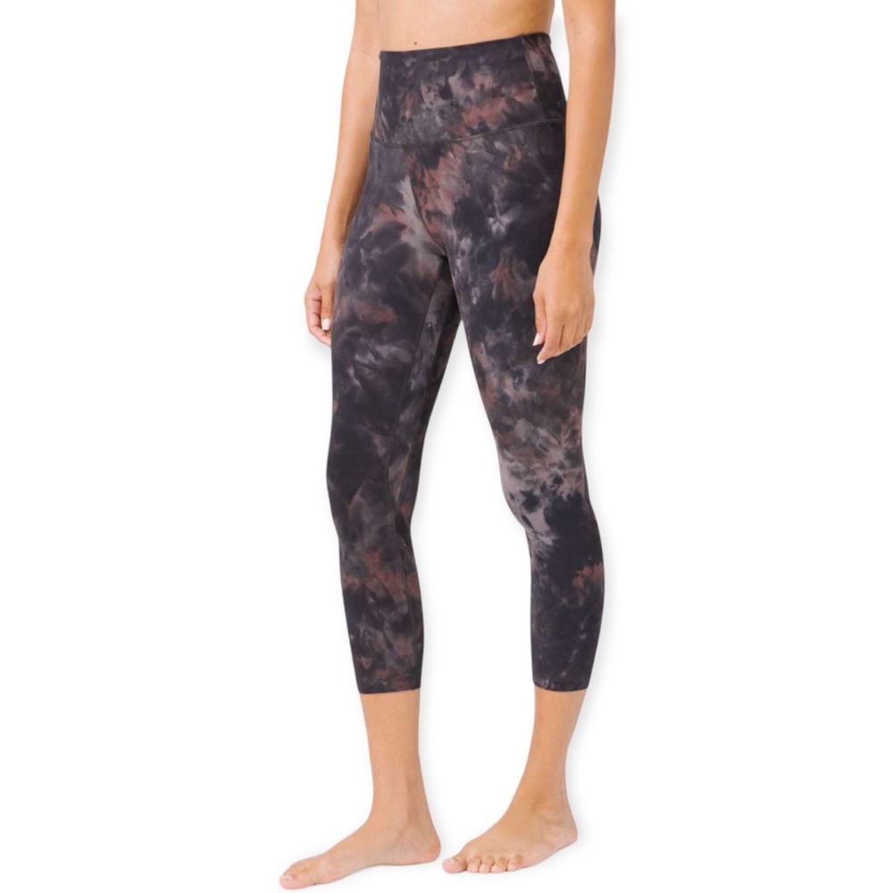 Lululemon Align Crop 23" Diamond Dye Size 2